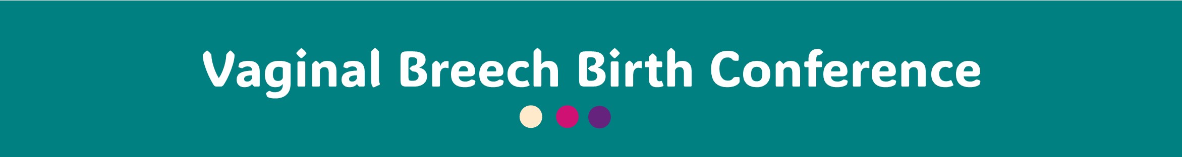 Vaginal Breech Birth Conference Banner